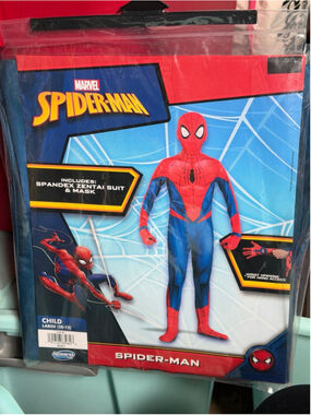 New Jazwares Marvel Spider-Man Child Costume Size Large 10-12